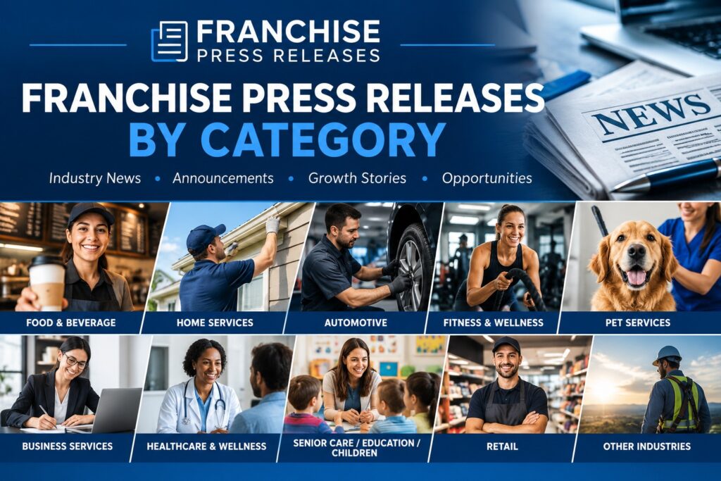 search franchise press releases by category